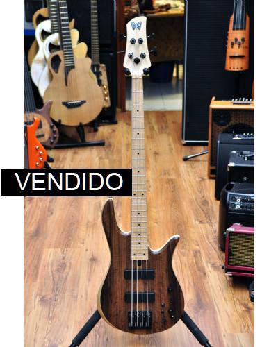 Fodera Monarch Standard Special 4 Walnut Hollowbody Limited Edition Doctorbass 2020